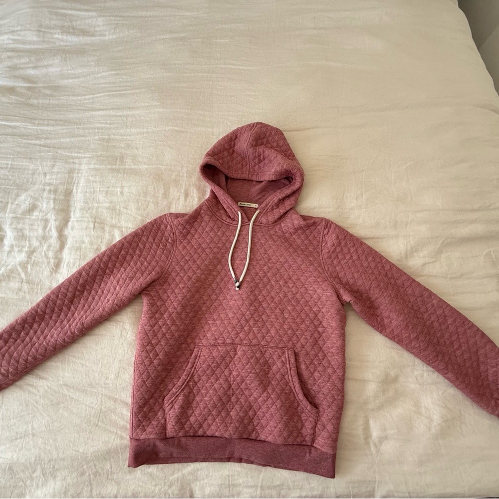 Marine Layer Quilted Pink-esh Hoodie